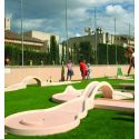 Photo : Kit parcours mini golf professionnel Pierre dorée - 6 - Courtes