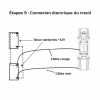Étape 9 de l'installation du treuil électrique