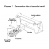 Étape 11 de l'installation du treuil électrique