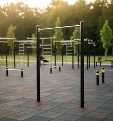 Mise en situation barre de traction street workout version simple