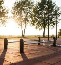 Mise en situation barre parallèle basse de street workout