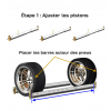 Étape 1 de l'utilisation du chariot dolly