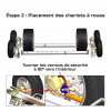 Étape 2 de l'utilisation du chariot dolly