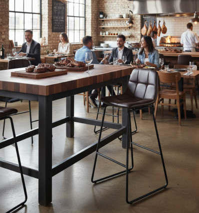 Chaise haute vintage