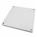 Photo : Cavurne béton plate Type 1 - Aspect lisse blanc
