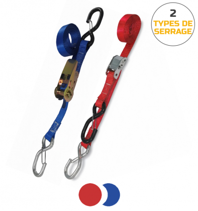 Sangle d'arrimage pour moto