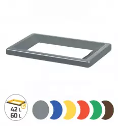 Cadre pour corbeille de tri sélectif