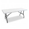 Table Pliante Blanche Rectangulaire 183 cm