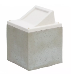 Case pour urne à enterrer blanc