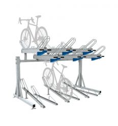 Rack à vélo double étage
