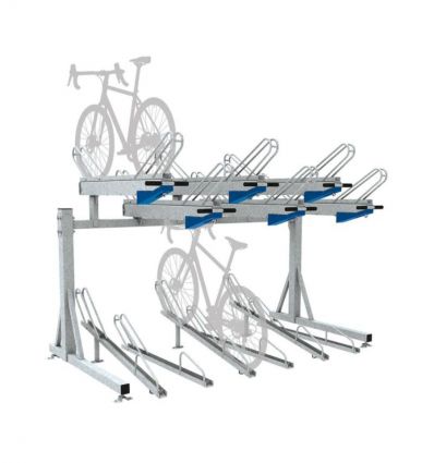 Rack à vélo double étage