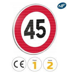 B14 - Panneau limitation de vitesse à 45 km/h classes
