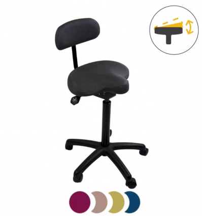 Siège assis-debout médical petit pommeau