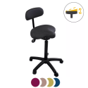 Photo : Tabouret ergonomique médical assis-debout Rose - Petit - Sans - Sans - Sans