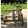 Support vélo en bois 6 places