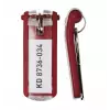 Porte-clés durable rouge