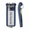 Porte-clés durable bleu