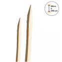Photo : Piquet Cloture Chataignier Scié et Écorcé 80 cm - 13/15 cm (Ø 3/4 cm)