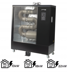 Chauffage infrarouge mobile