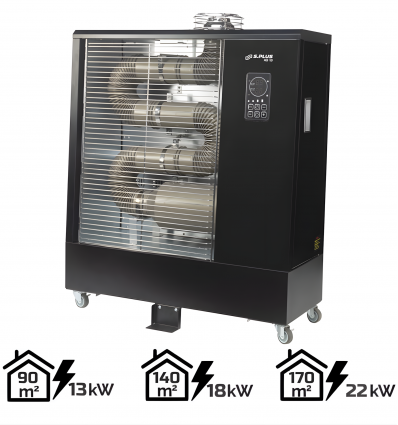 Chauffage infrarouge mobile