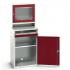 Armoire informatique RAL3004 rouge pourpre