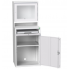 Armoire informatique mobile RAL7035 gris clair