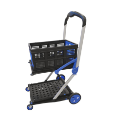 Chariot manutention pliant