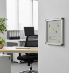 Vitrine pour 98 clés fixée au mur