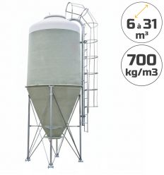 Silo en polyester 6 à 31 m3