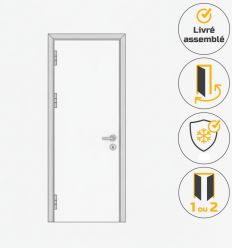 Porte semi-isotherme battante