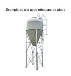 Exemple de silo avec réhausse