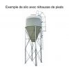 Exemple de silo avec réhausse