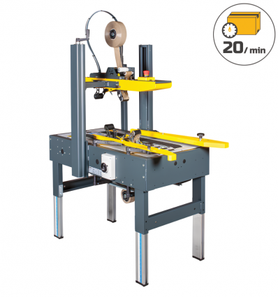 Scotcheuse semi automatique économique 20 cartons par minutes