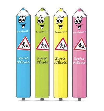 Totem Crayon école