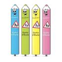 Photo : Totem Crayon Bleu - L 250 x H 1900 mm