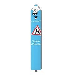 Totem Crayon bleu