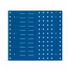 Panneau perforé pour bac à bec 495 mm bleu gentiane