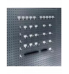 Crochet panneau perforé