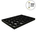 Photo : Tapis pour logette creuse