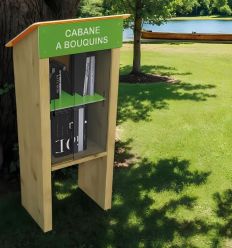 Cabane à livres extérieur