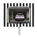 Photo : Miroir Routier Réglementaire Économique Rectangle 450 x 600 mm - Garantie 1 an
