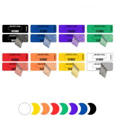 Étiquettes de sécurité avec transfert 8 couleurs