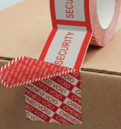 Ruban adhésif scellé