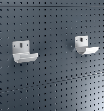 Support pour tubes sur panneau perforé