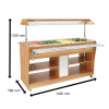 Dimensions du meuble buffet chauffant