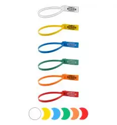 Scellé en plastique serrage fixe