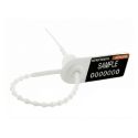 Photo : Scellé plastique à serrage progressif Blanc - Sans (lot 100) - Sans