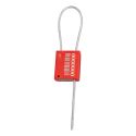Photo : Scellé câble acier Sans - 1,5 mm - Rouge - Sans (lot 25)