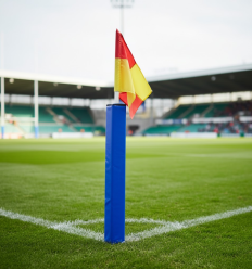 protection anti chocs poteau de touche de rugby