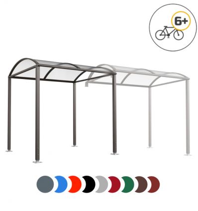 Abri vélo entreprise 6 places et plus